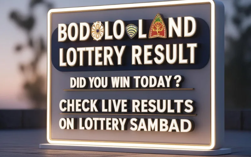 Bodoland Lottery Result